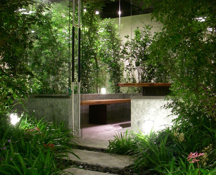 オフィス植栽風景
